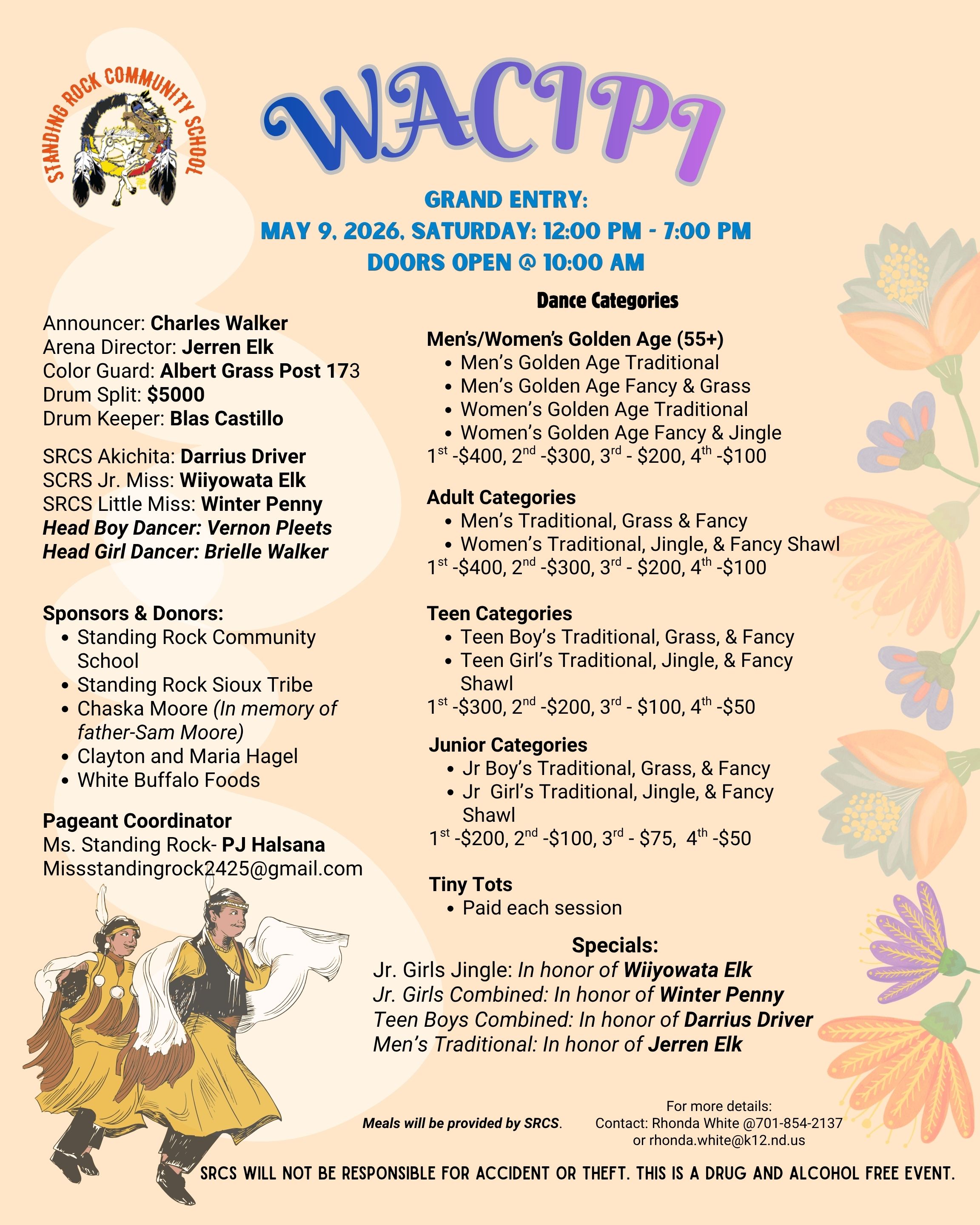 Standing Rock School Wacipip Flyer 2026